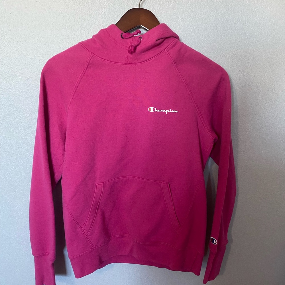 Two Champion hoodies